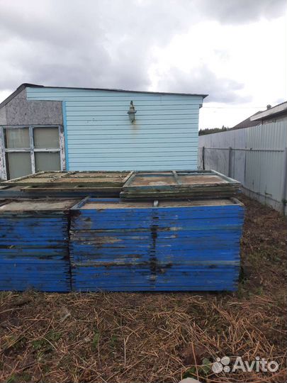 Деревянные оконные рамы бу