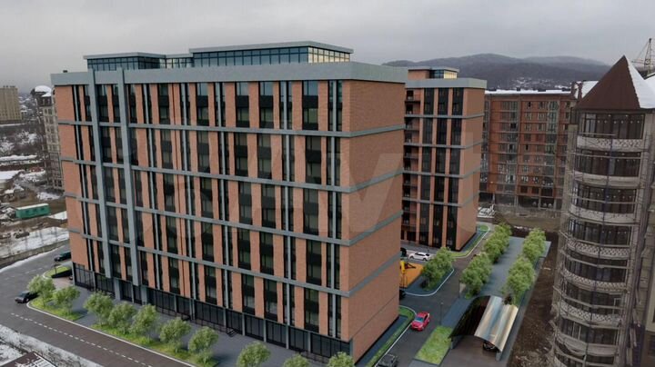 2-к. квартира, 77,4 м², 11/12 эт.