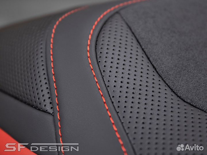 Сиденье Honda VFR800 Red Alligator's Night Walks