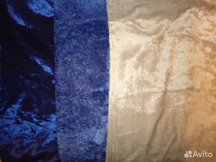 Большие лоскуты плюша 63*65, СССР