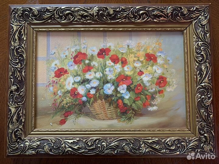 Интерьерная картина цветы