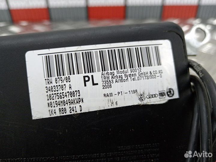 Подушка безопасности сиденья Volkswagen Golf 5