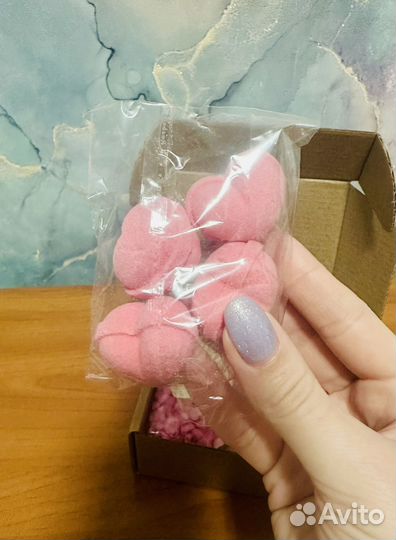 Подарочный набор соль и бомбочки для ванн