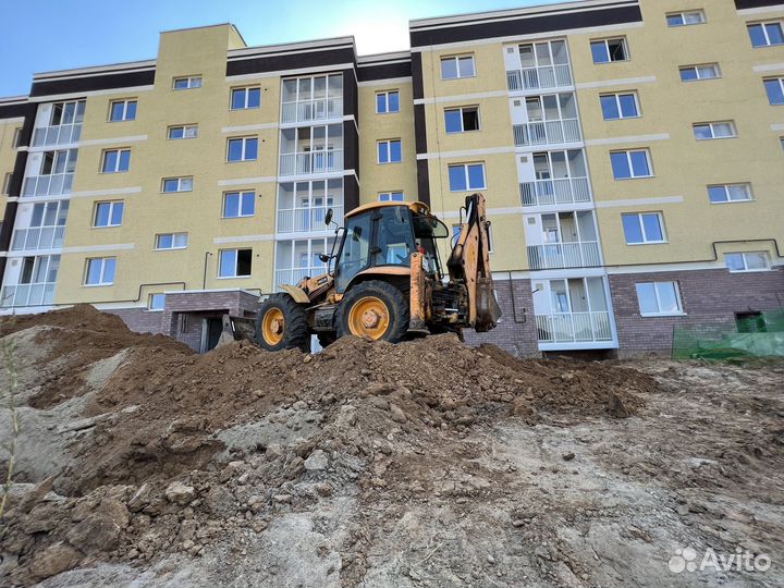 Аренда экскаватора-погрузчика (трактора)