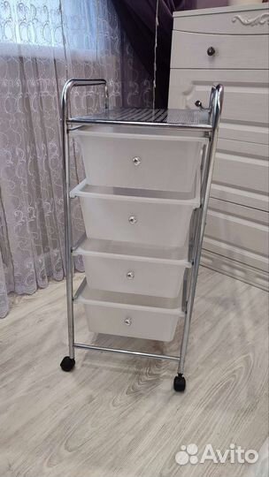 Тележка косметологическая с выдвижными ящиками