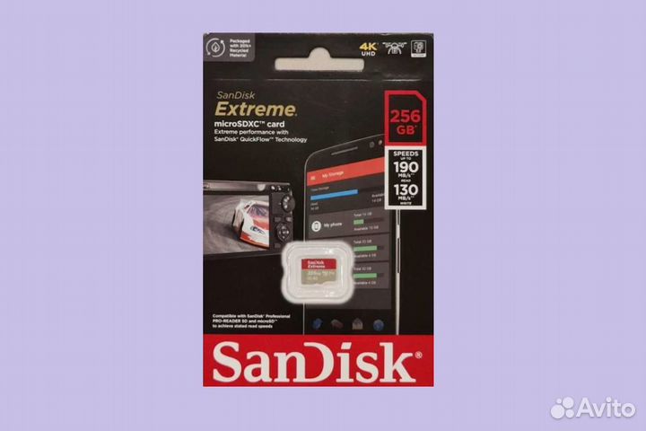 SanDisk Extreme 128 gb microSD Оригинал