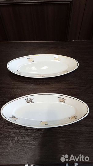 Блюдо фарфор Дулево для рыбы