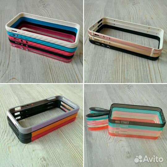 Защитные бамперы на iPhone 4 / 5 / 6 / 6+