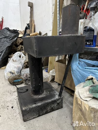 Печка буржуйка на отработанном масле