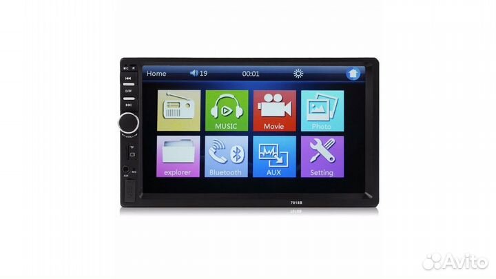 Bluetooth\USB\SD\FM\AUX. Новая магнитола