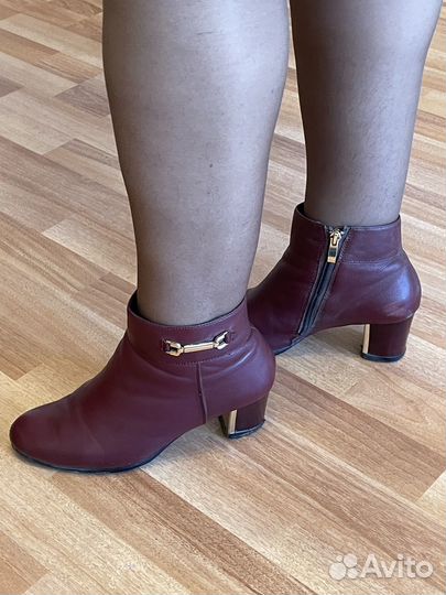 Ботильоны из натуральной кожи пр- во Белоруссия