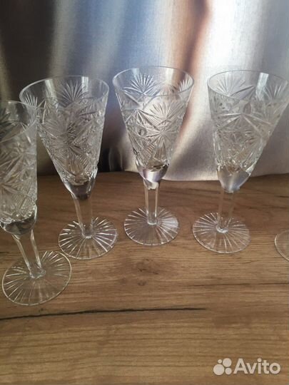 Фужеры, рюмки СССР хрусталь