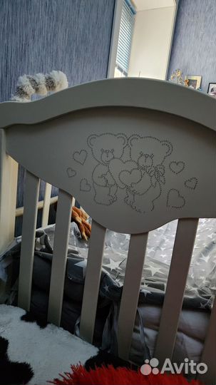 Детская кровать для новорожденных бу