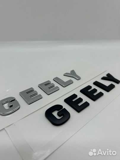 Надпись Эмблема Шильдик geely