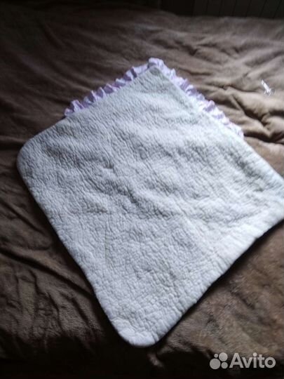 Одеяло-конверт на овчине