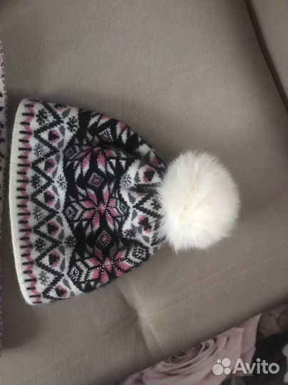 Комплект шапка и шарф