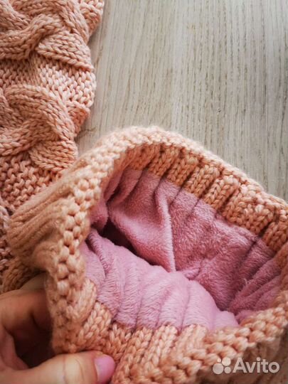 Комплект шапка и шарф женский