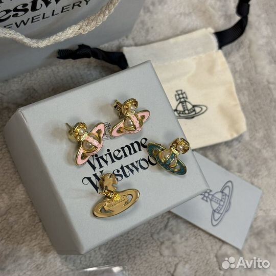 Серьги Vivienne Westwood сатурн