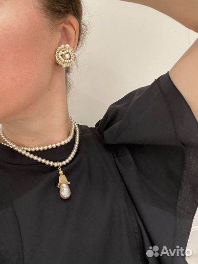 Винтажные клипсы, серьги Trifari,Monet,AFJ