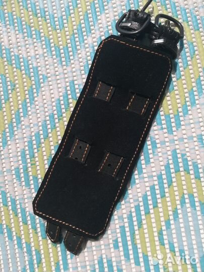 Кожаный браслет неформал панк рок