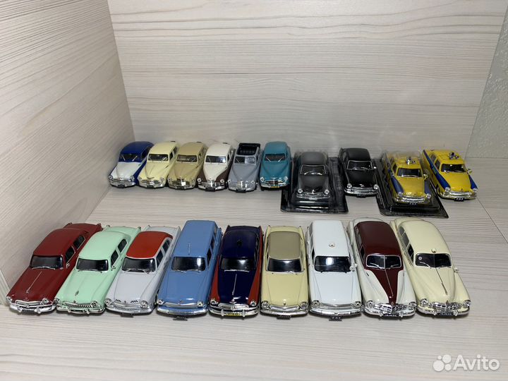 Коллекционные модели газ, зис Deagostini, нап