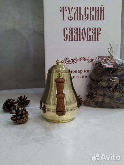 Чайник заварочный из латуни 1л