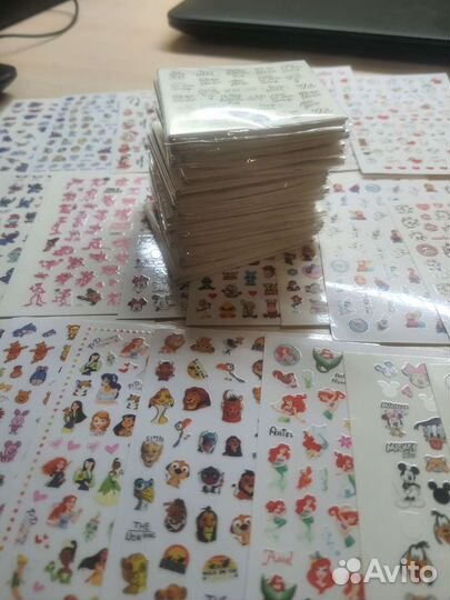 Наклейки для ногтей 3d 3д