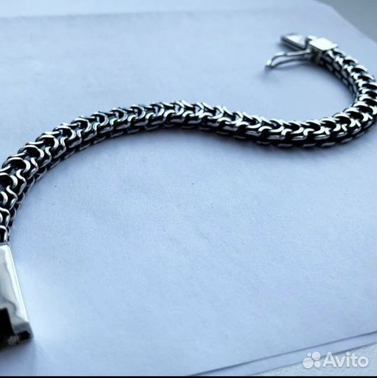 Серебряный браслет рамзес