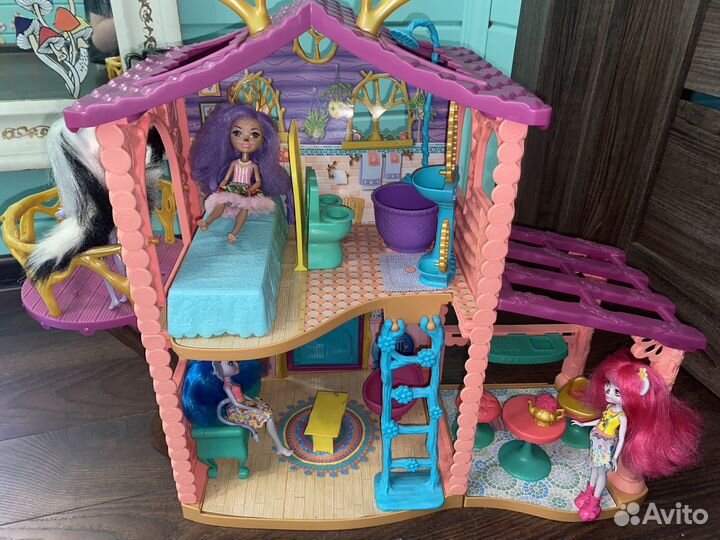 Домик энчантималс и куклы