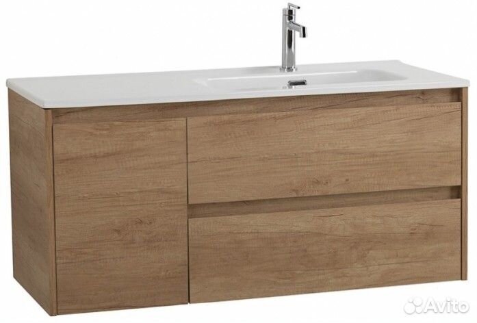 Тумба с раковиной BelBagno Kraft 100-BB1000ETL-R Rovere Nebrasca Nature