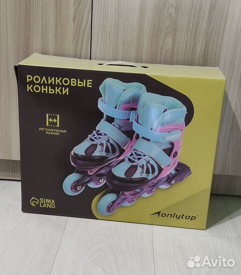 Роликовые коньки детские раздвижные