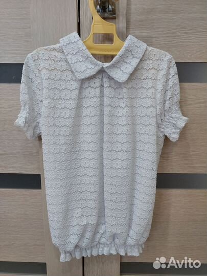 Блузка белая для девочек