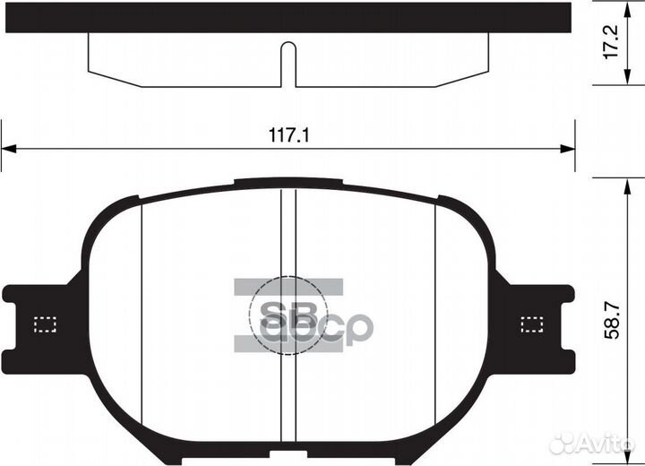 Колодки тормозные дисковые передние Серия:HI-Q