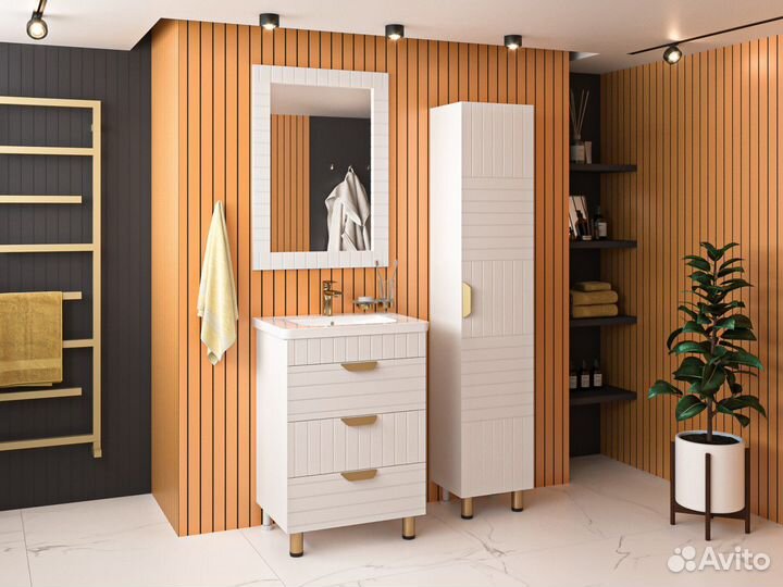 Тумба с раковиной Brevita Gloster glos-06060-01-2