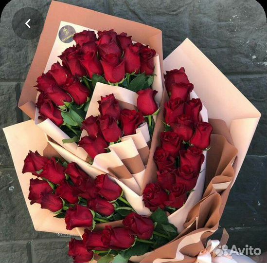 Розы, букет роз 25, 35, 51, 101, 201 роза