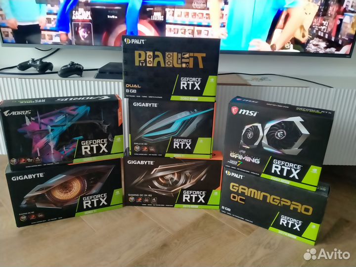 Видеокарты RTX 2070Super