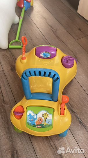 Машинка каталка толокар 2в1