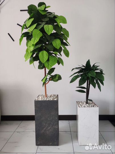 Новые,стильные кашпо из керамогранита