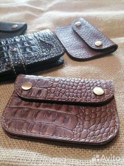 Кошельки из натуральной кожи крс