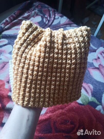 Шапка вязанная детская