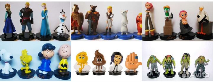 Топперы. Игрушки пробки из кинотеатра