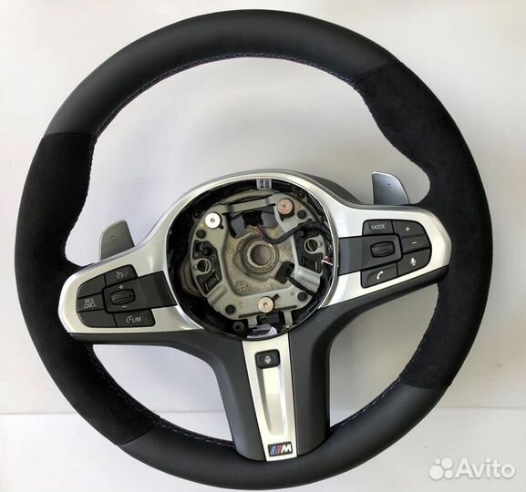 Руль бмв (кожа,алькантара )