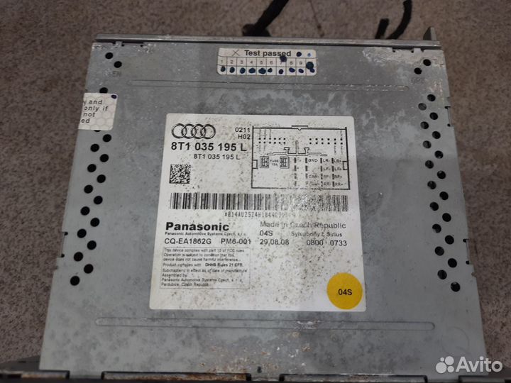 Магнитола symphony Stereo для Audi A4 B8