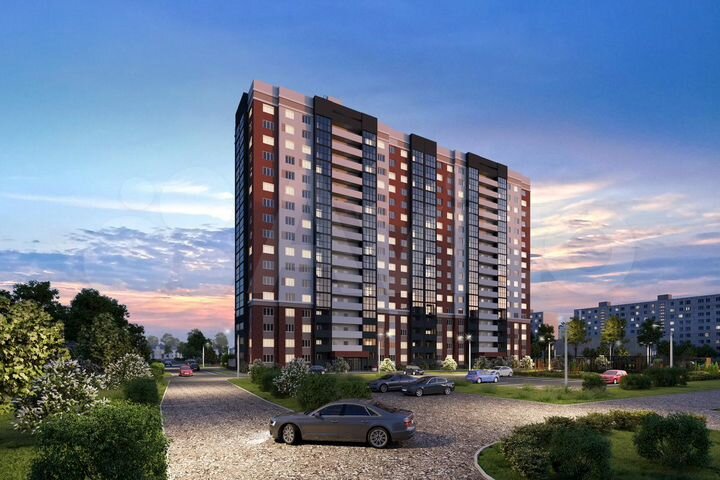 2-к. квартира, 64,4 м², 2/17 эт.