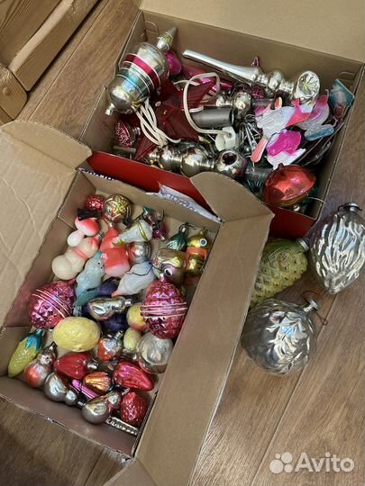 Елочные игрушки СССР, цена за все