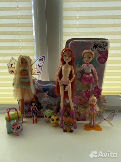 Куклы винкс winx витти маттел джакс фигурки пикси