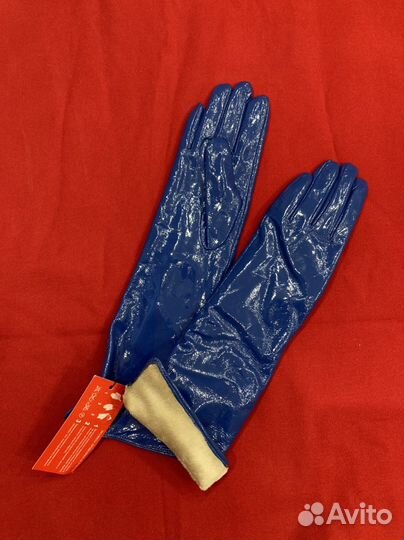 Перчатки женские лаковые, новые