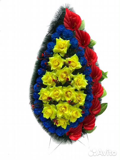 Гробы, венки, кресты