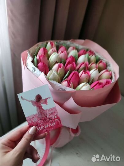 Зефирный букет тюльпаны