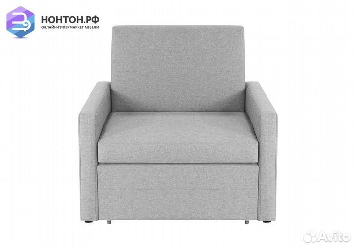 Кресло выкатное Виктория-5 светло-серое